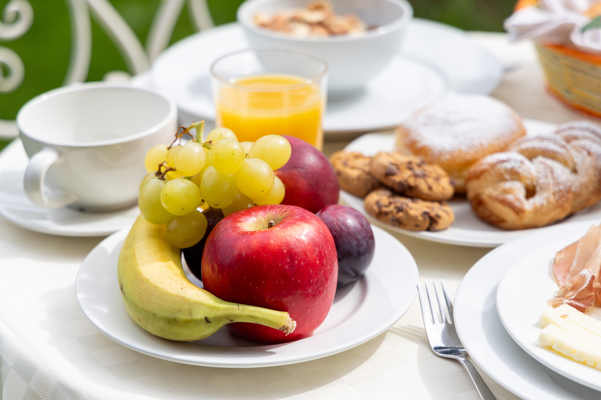 Colazione con frutta all'Antico Borgo Marcemigo
